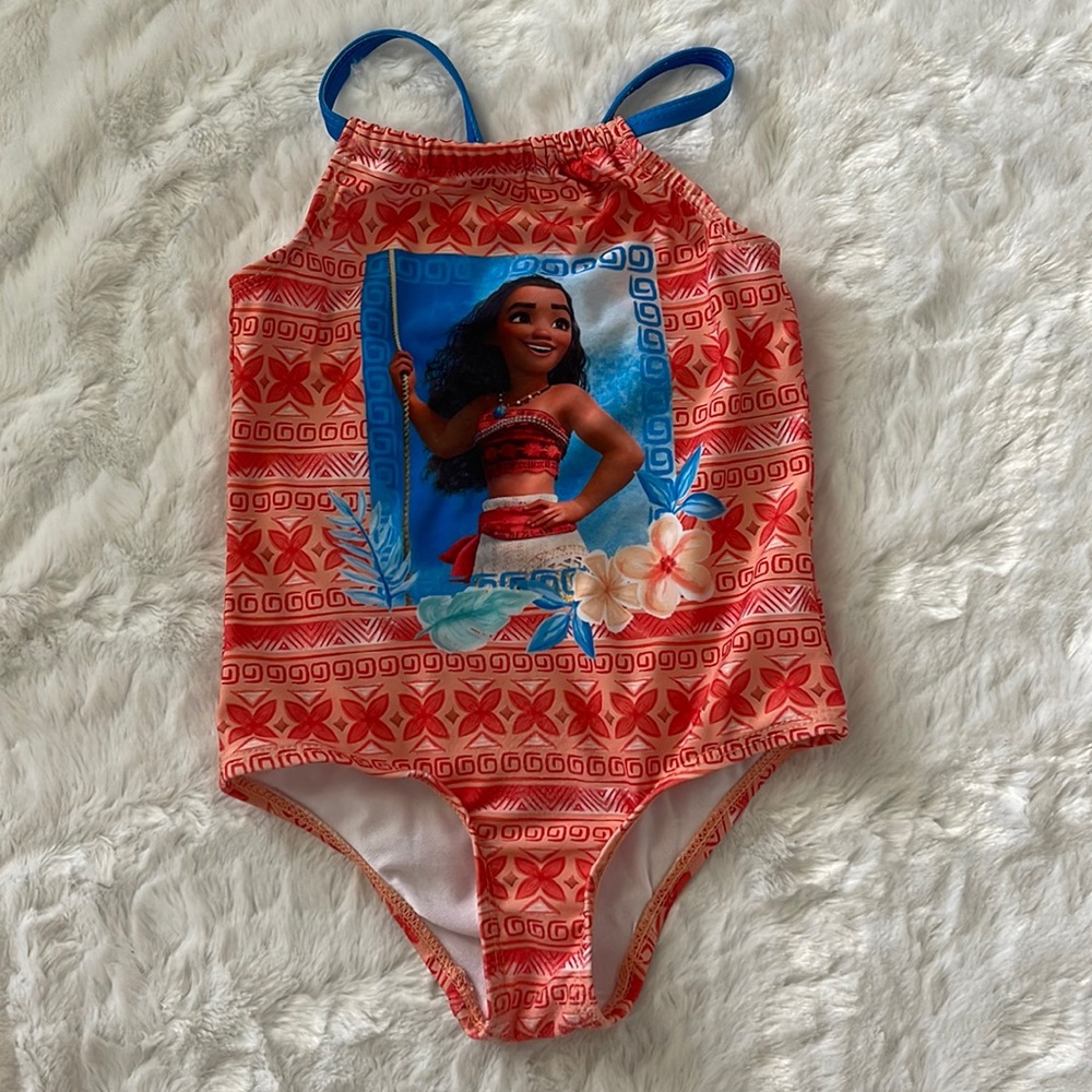 Toddler Girl Moana 1-piece Bathing Suit. Size 3T.